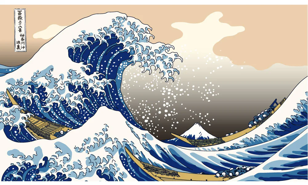 The Great Wave off Kanagawa, iconic Japanese art influencing tattoo cultur