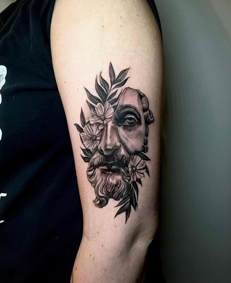 𝗔 𝗗𝗮𝗿𝗸𝗲𝗿 𝗣𝗮𝘁𝗵 𝗧𝗮𝘁𝘁𝗼𝗼 𝗦𝘁𝘂𝗱𝗶𝗼 on Instagram: “Marcus  Aurelius statue done by @mackenziemeyerstattoo • #Ad… in