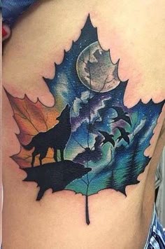 Discover 57 Maple Leaf Tattoo and Fall Leaves Tattoo Ideas | canada tattoo ideas maple leaves, unique maple leaf tattoo, watercolor maple leaf tattoo and more