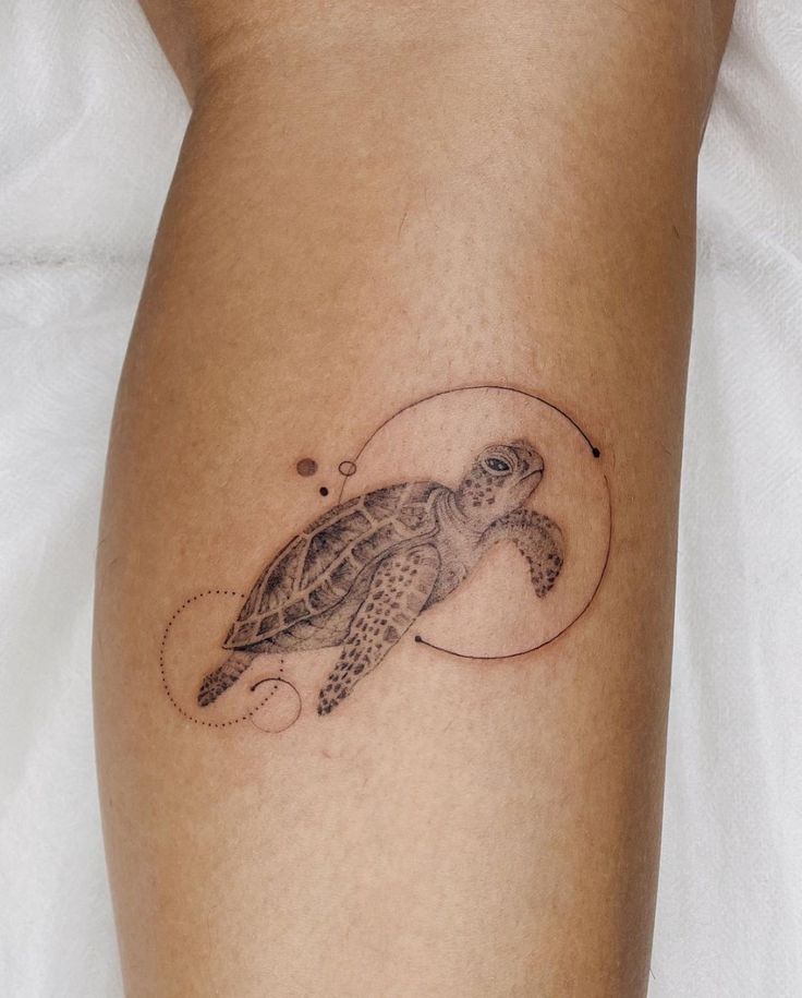 20+ Inspiring Sea Turtle Tattoo Ideas for Ocean Lovers
