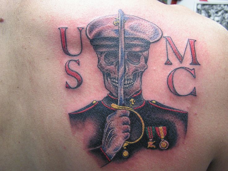 Very Nice! | Marine corps tattoos, Usmc tattoo, Tattoos