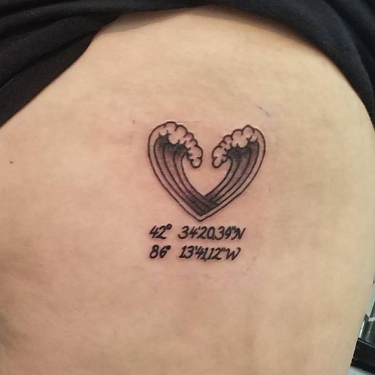 50+ Coordinate Tattoo Ideas To Show Your Adventure Love