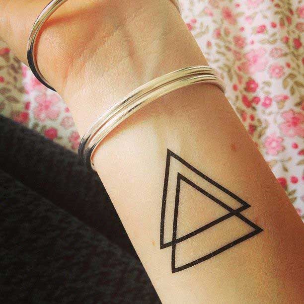 Triangle Tattoo Designs, Ideas and Meanings - All you need to know about Triangle  Tattoos - Tattoo Me Now