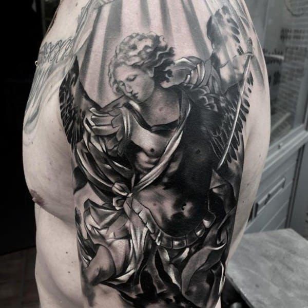 155+ Saint Michael Tattoos: Everything You Need to Learn! (with Meanings) -  Wild Tattoo Art