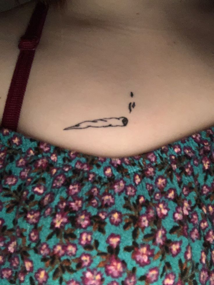 Small joint tattoo