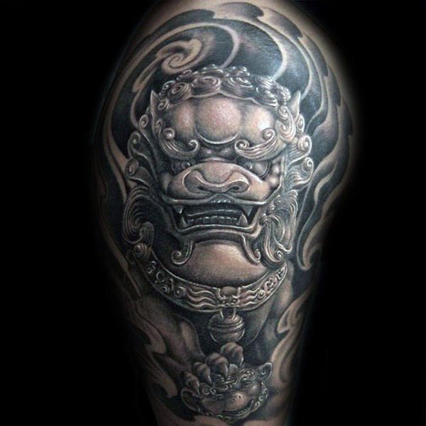 100 Foo Dog Tattoo Designs for Men
