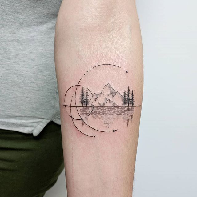 Pin by Jillgold on tattoos | Hiking tattoo, Discreet tattoos, Minimalist  tattoo