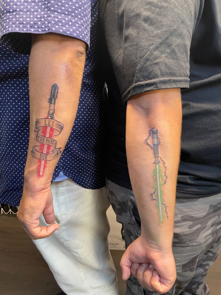 Father/Son Star Wars Tattoo