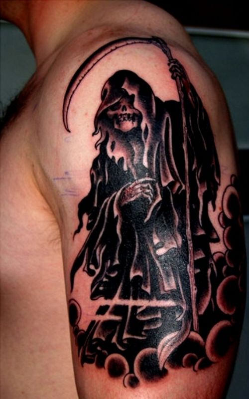 Grim Reaper Tattoos for Men