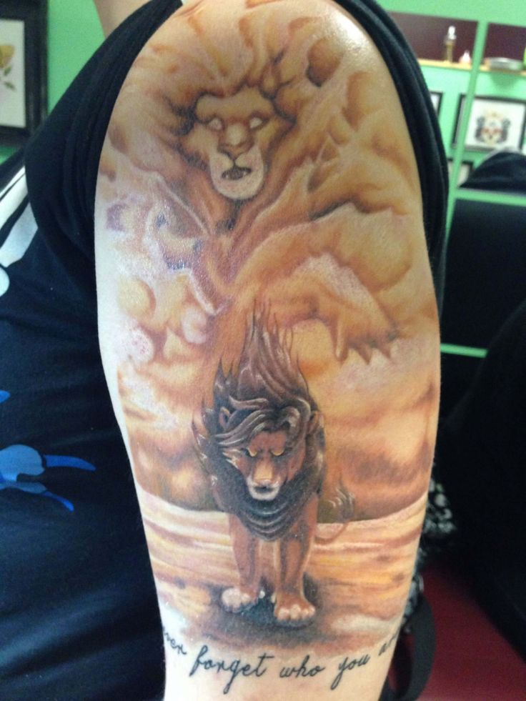 12+ Cool Lion King Tattoo Ideas - Sleeve Tattoo Designs