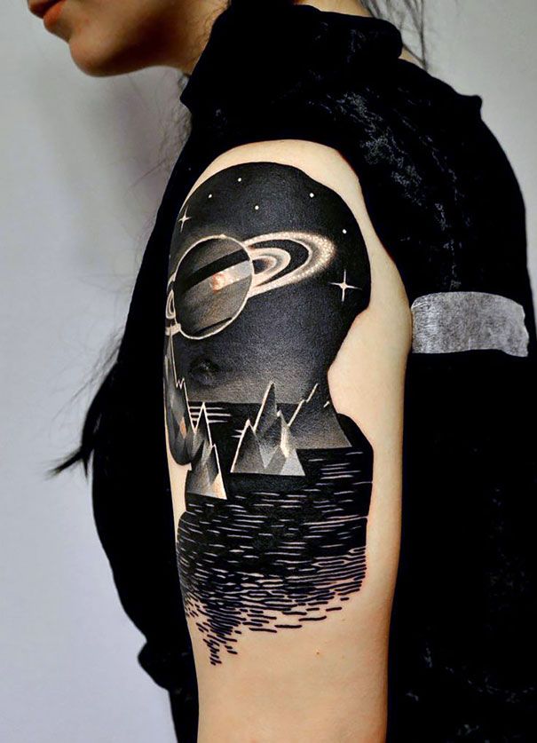 56 Cosmic Tattoo Ideas For Astronomy Lovers