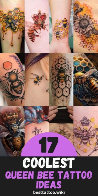 17 Queen Bee Tattoo Ideas for 2025