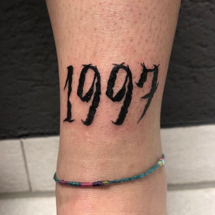 101 Amazing Number Tattoos For 2024!