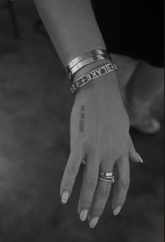 Roman Numeral Wedding Date Tattoo