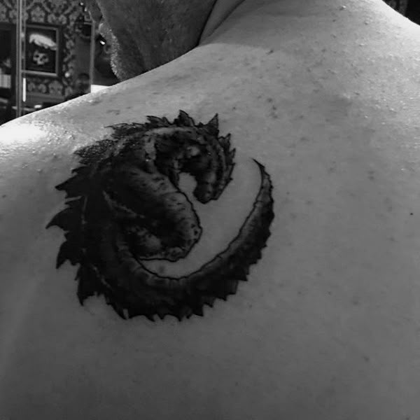81 Godzilla Tattoo Design for Men