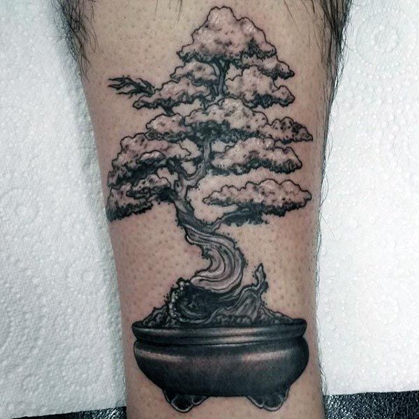 60 Amazing Bonsai Tree Tattoo Designs for Men