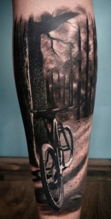 95+ Amazing Bicycle Tattoos Designs with Meanings and Ideas - Body Art Guru