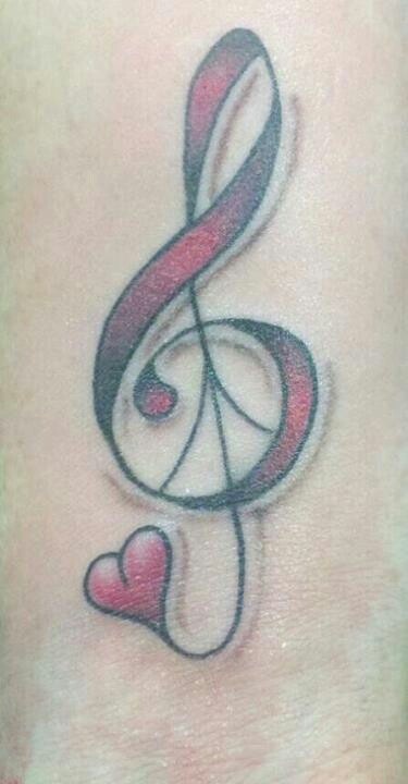 Pin by Julie Kellman on My Style | Love music tattoo, Music tattoos, Music notes tattoo