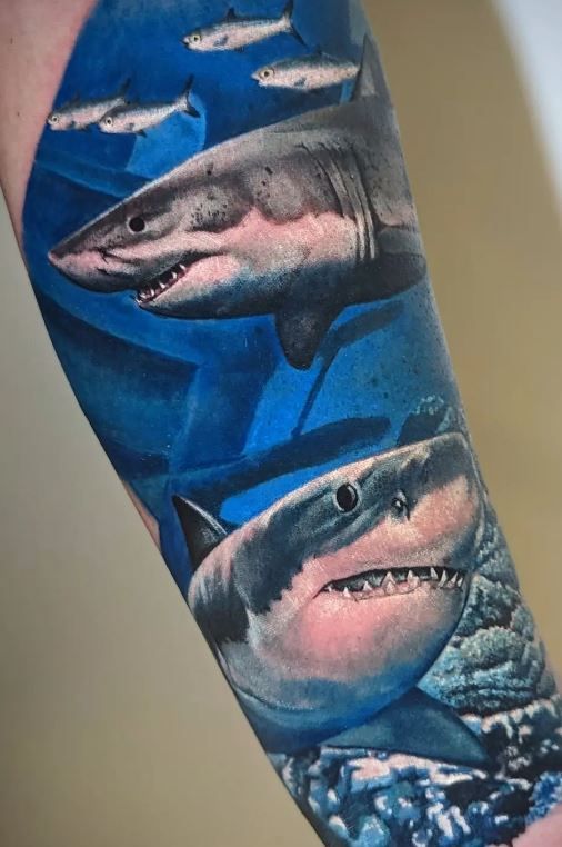 150 Jaw Dropping Shark Tattoos, Ideas & Meanings - Tattoo Me Now