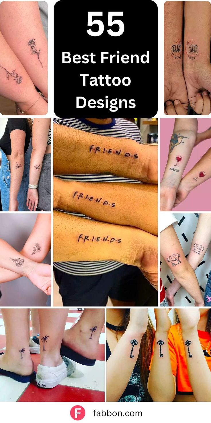 55 Best Friend Tattoos To Celebrate The Bond