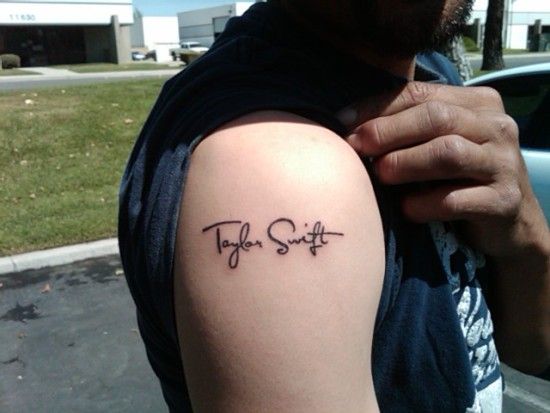 Top 9 Taylor Swift Tattoo Designs And Pictures!