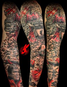 Discover 24 Liverpool Leg Sleeve and Lfc Tattoo Ideas | football tattoo,  soccer tattoos, liverbird tattoo and more
