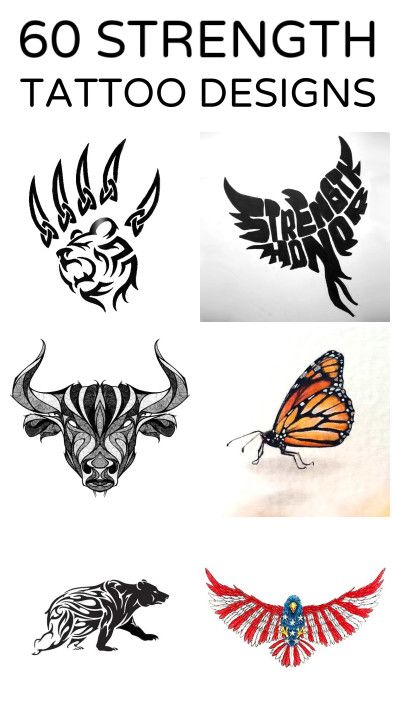 62 Strength Tattoos