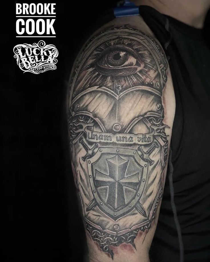 101 Amazing Armor Tattoo Designs For 2024!