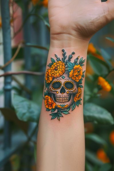 19+ Awesome Dia De Los Muertos Tattoo Ideas