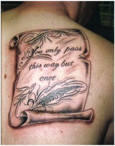The 24 Most Interesting Scroll Tattoo Designs