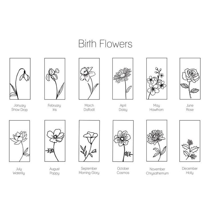 180+ Beautiful Birth Flower Tattoo Ideas (2024)