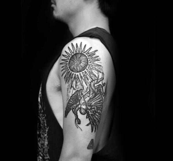 60 Icarus Tattoo Designs for Men