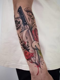 26 Chef knife tattoo ideas | knife tattoo, chef tattoo, culinary tattoos
