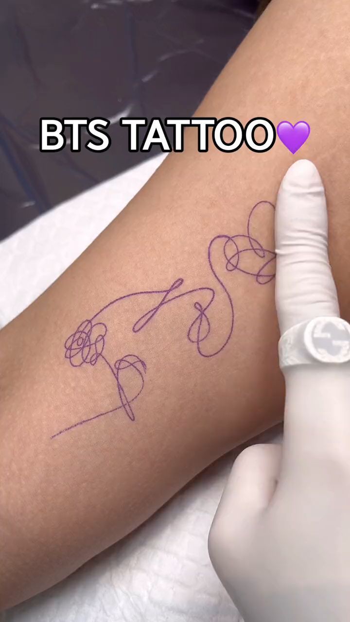 "BTS Ink Vibes: Elevate Your Passion with BTS Tattoo Ideas! 🎤🎨 #BTSTattoo  #KpopInkMagic"