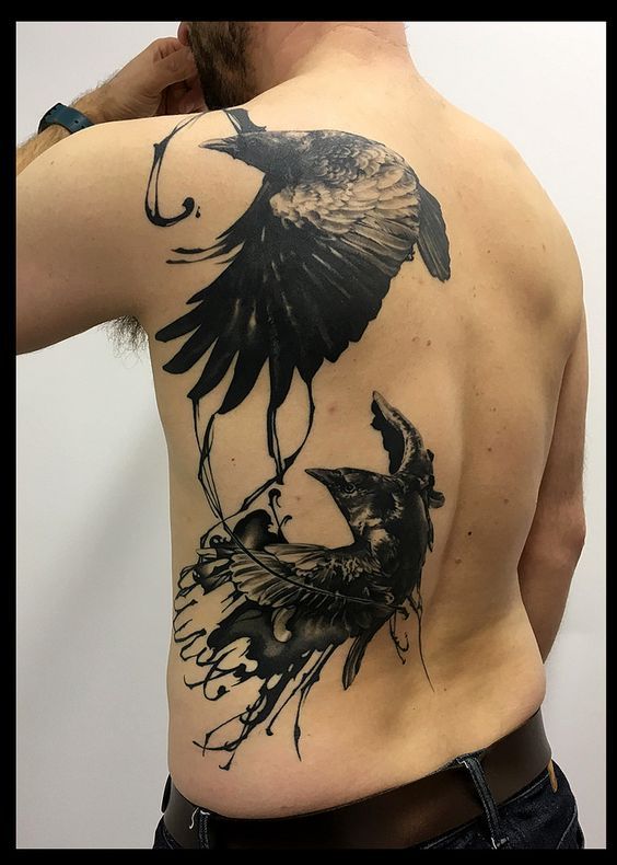 60+ Mysterious Raven Tattoo Designs with Secret