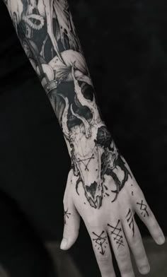 21 Tattoo ideas | creepy tattoos, black ink tattoos, dark tattoo