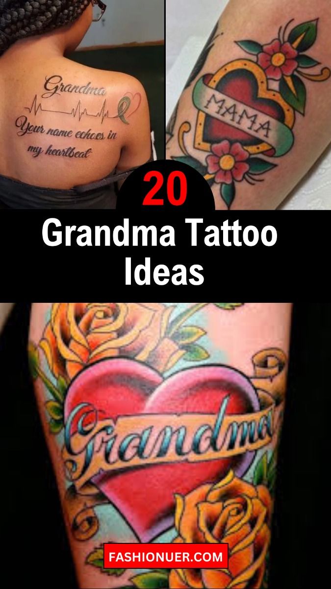 Top 20 Grandma Tattoo Ideas You Never Imagined