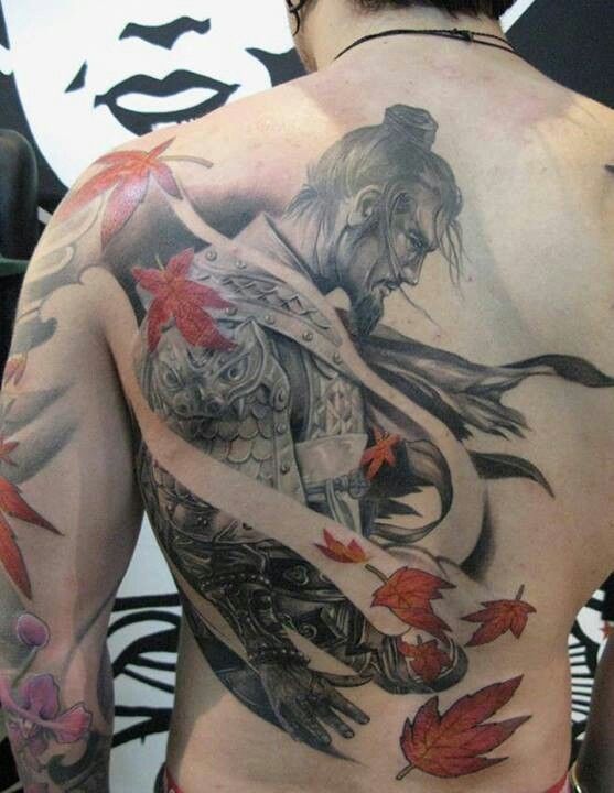 Chinese warrior tattoo
