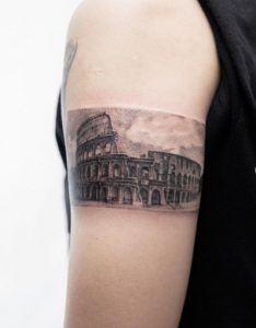 22 Roman Colosseum Tattoo Design & Meaning - Tattoo Twist