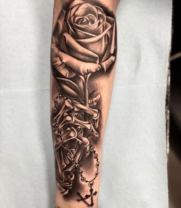 60 Skeleton Hand Tattoo Ideas with Meaning | Art and Design