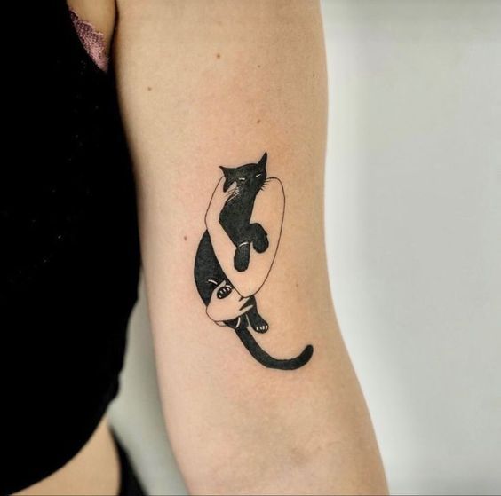 Pin by 𝓐𝓶𝓫𝓮𝓻 𝓛𝓮𝓮 on Pretty in Ink ☘️ | Black cat tattoos, Cat tattoo,  Cat tattoo designs