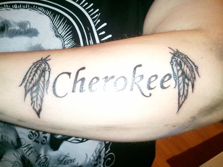Cherokee indian tattoos, Indian feather tattoos, Cherokee tattoos