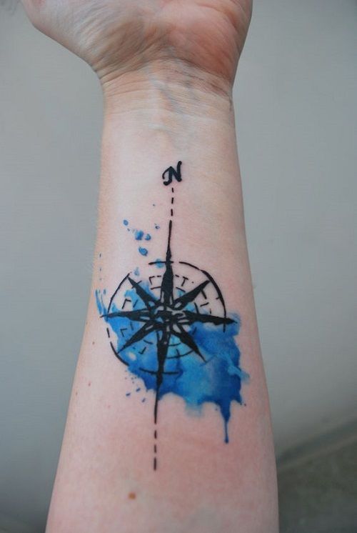 110 Best Compass Tattoo Designs, Ideas and Images
