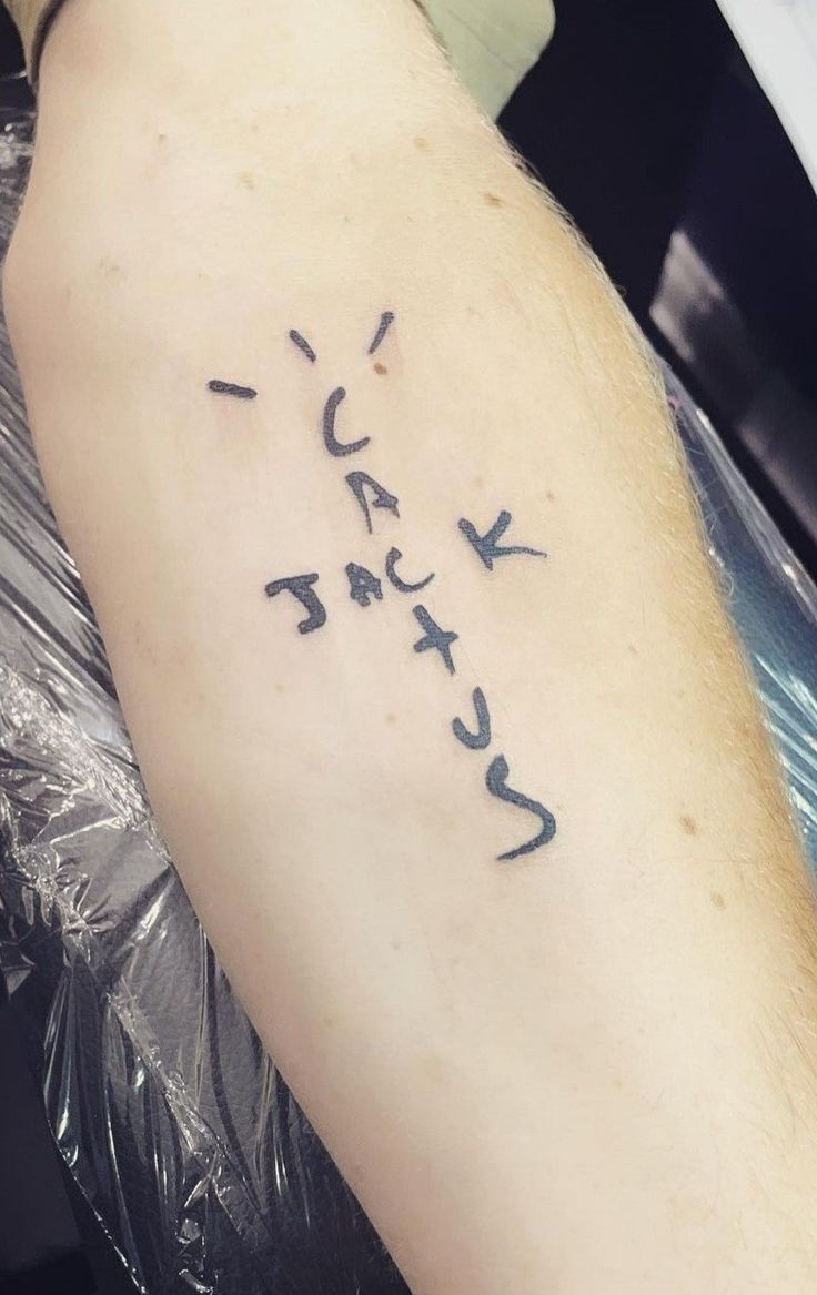Cactus Jack Forearm Tattoo