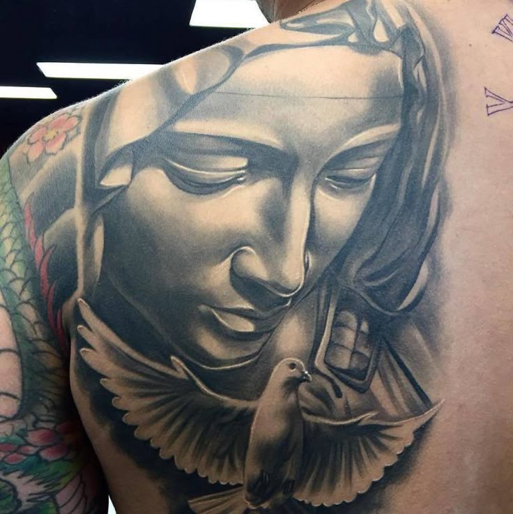 75 Inspiring Virgin Mary Tattoos Ideas & Meaning - Tattoo Me Now in 2025 | Virgin mary