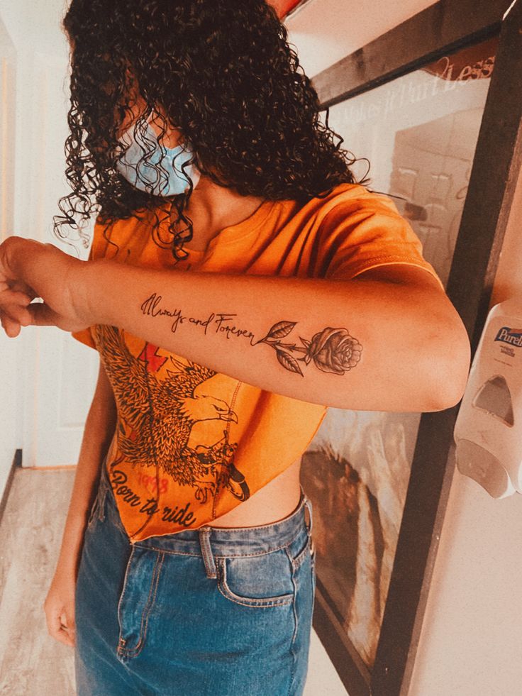 Always and Forever Rose Tattoo