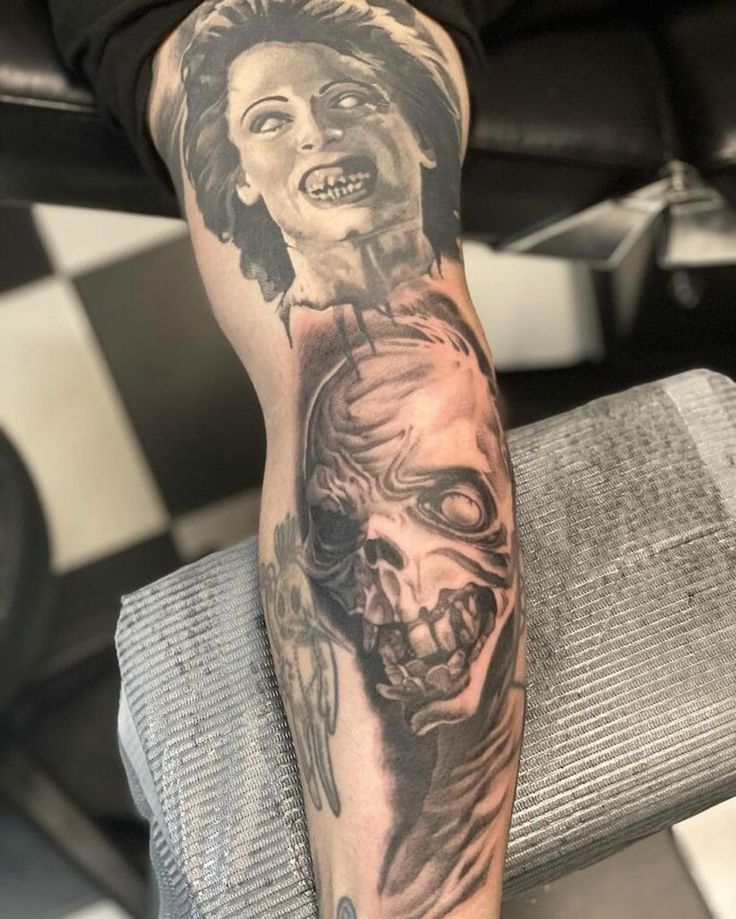 Evil Dead Tattoos Idea: 162 Naturalistic And Catchy Horror Tattoo Designs  Idea For You