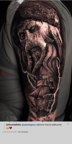Pirates of the Caribbean Tattoo Design