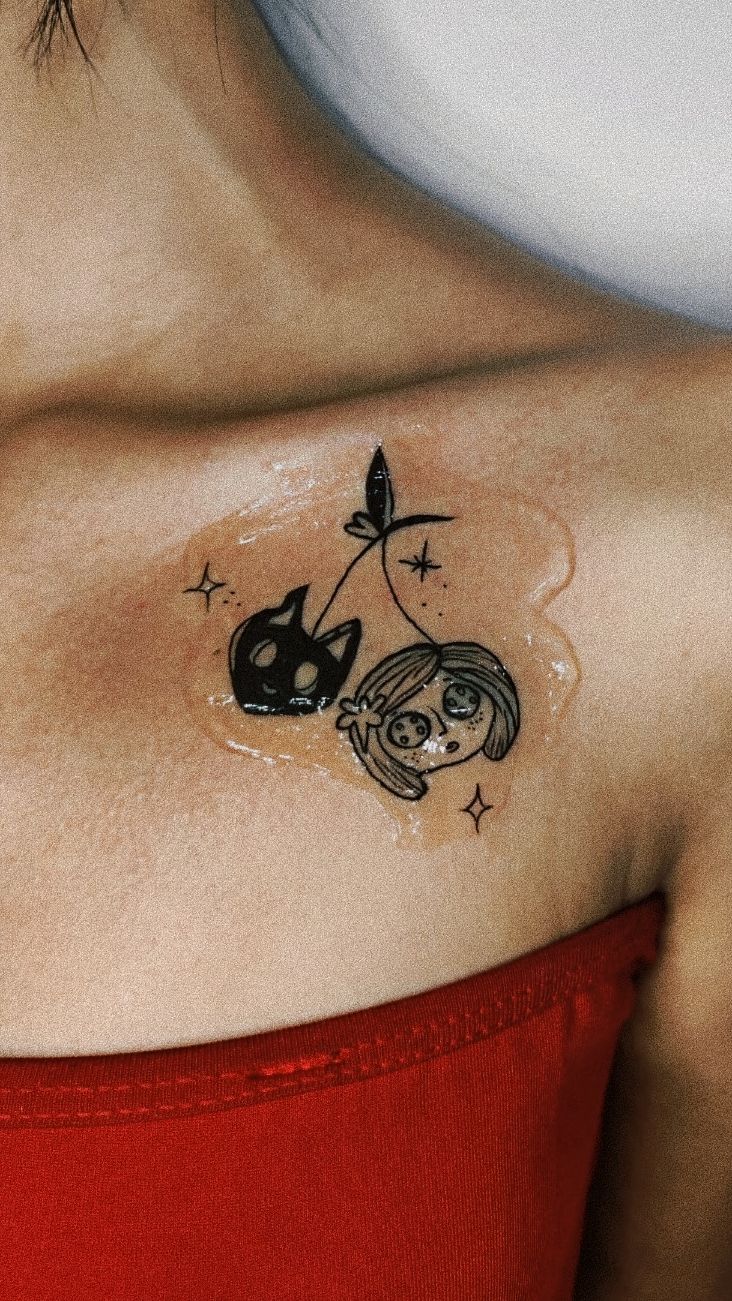 Coraline tattoo