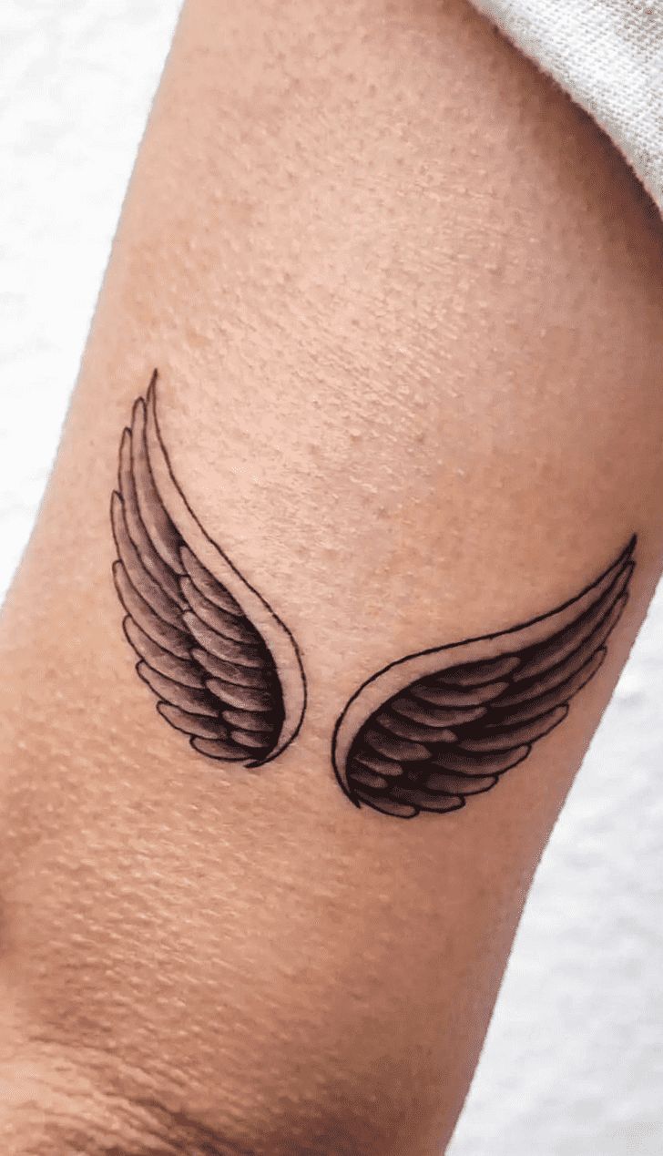 Wing Tattoo Drawing Bronctattooaus Wing Tattoo Drawing Bronctattooaus